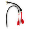 KINKgear Bâillon en silicone Zen Open Noir-Rouge